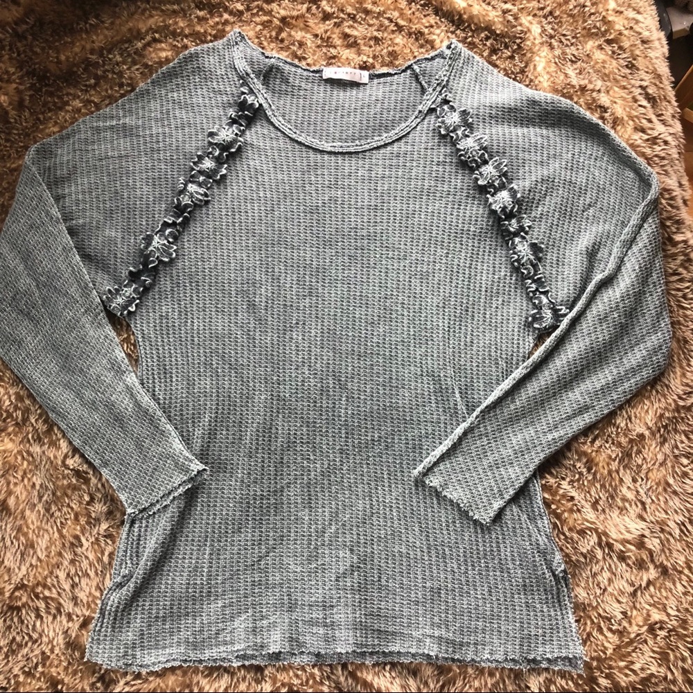 ‘Distressed’ Faded Wash Sweater
